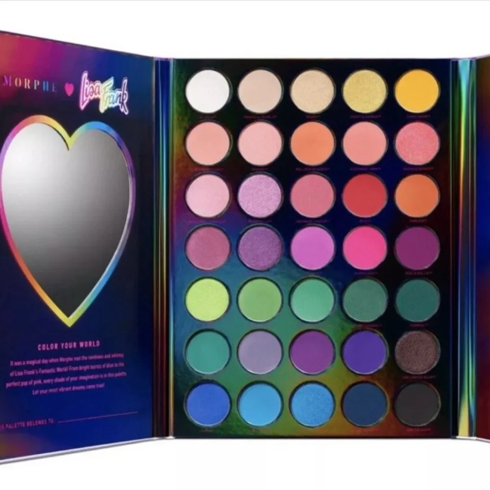VAULTED ~ Morphe x Lisa Frank ~ ‘35B PRANCING UNI’S' Artistry Eyeshadow Palette
